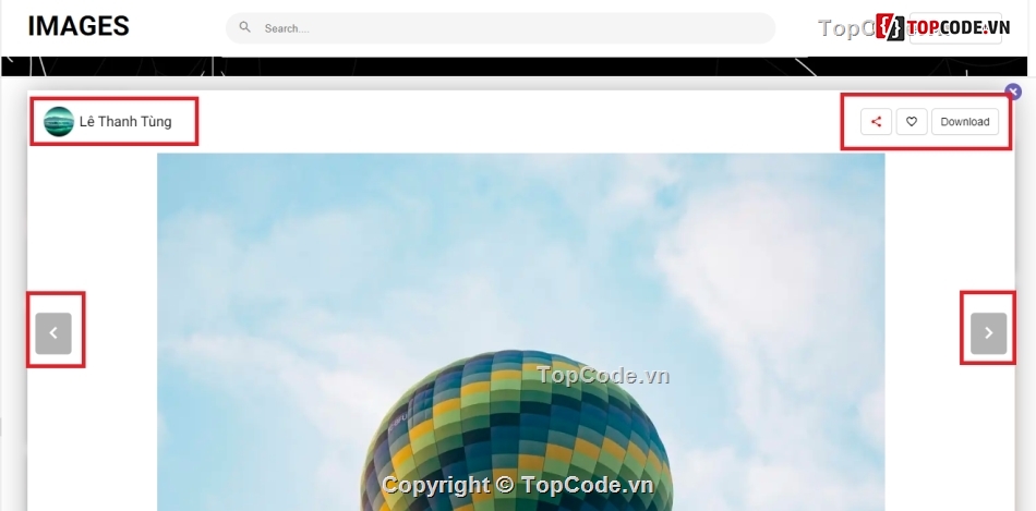 quản lý hình ảnh,gallery,reactjs,source code reactjs,nextjs,code nextjs